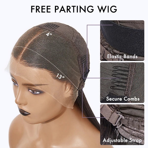 Honey Blonde Highlight Loose Wave - Glueless Wig