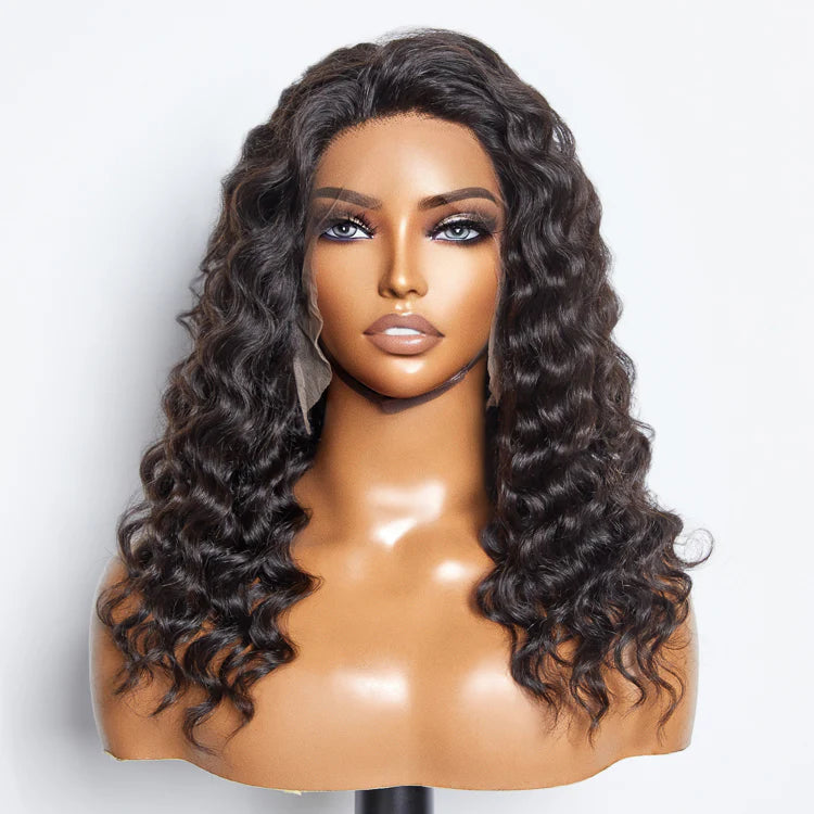 Loose Deep Transparent Lace Wig
