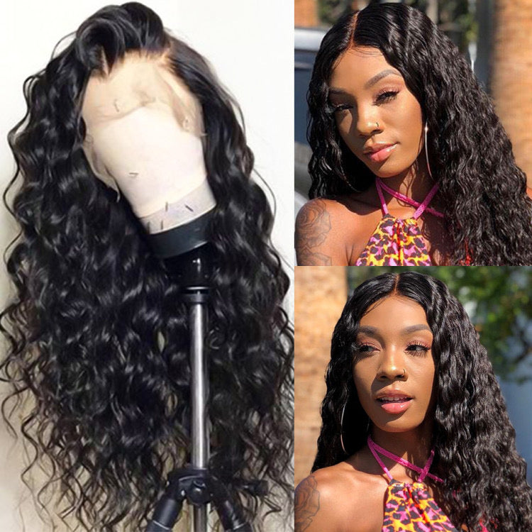 Loose Deep Transparent Lace Wig