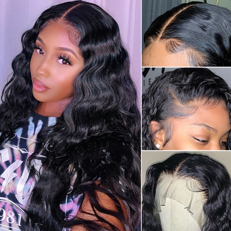 Loose Deep Transparent Lace Wig