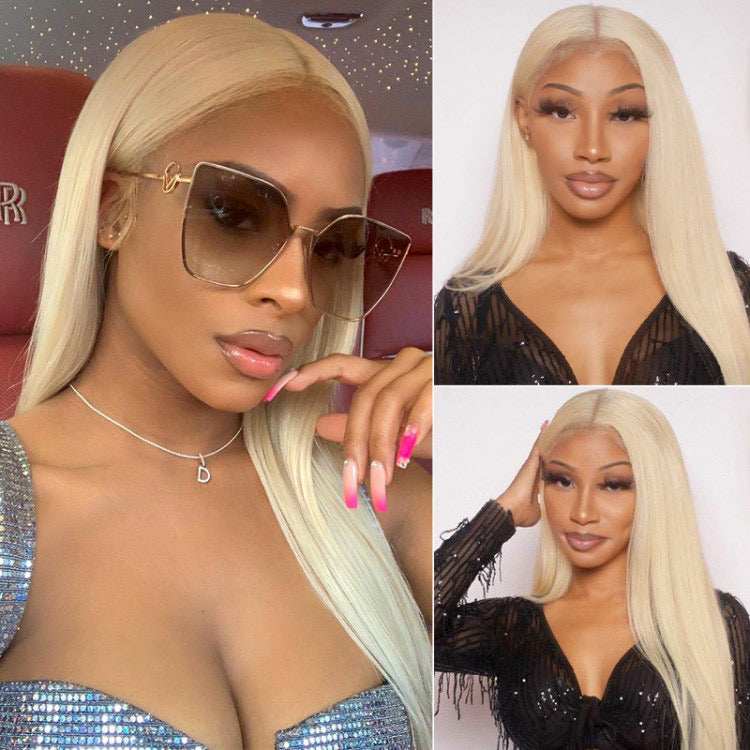 Chinyere Platinum Blonde Lace Front Wig